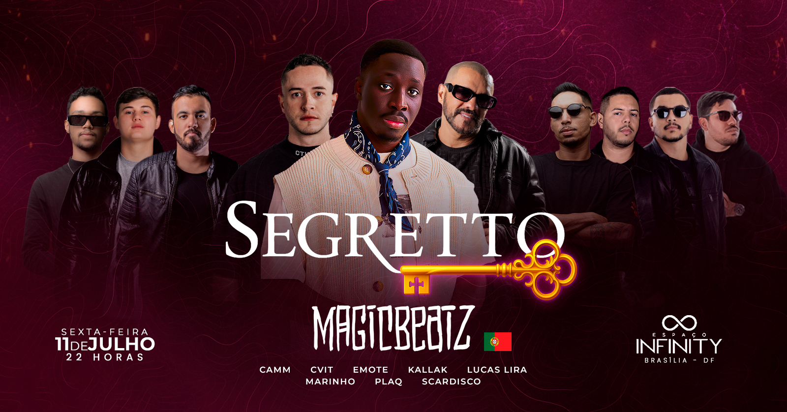 Segretto traz MagicBeatz e grandes nomes da cena eletrônica a Brasília nesta sexta (11)